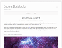 Tablet Screenshot of codersdesiderata.com